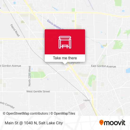 Mapa de Main St @ 1040 N
