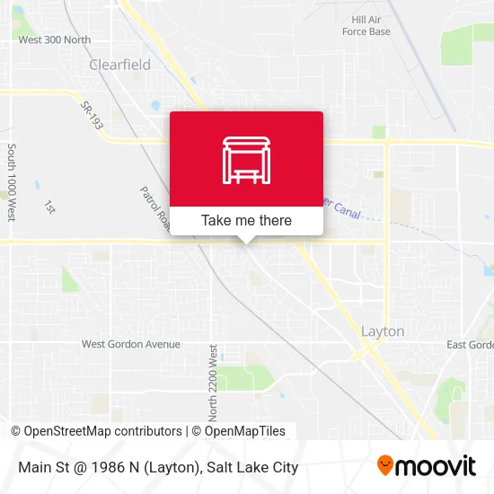 Mapa de Main St @ 1986 N    (Layton)