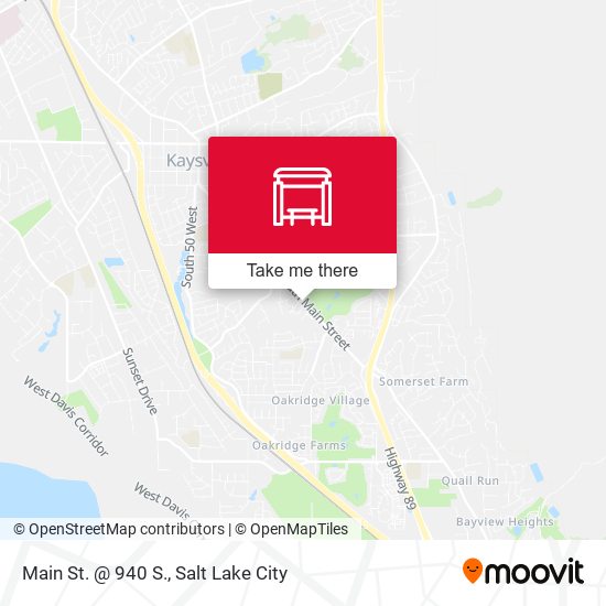 Main St. @ 940 S. map
