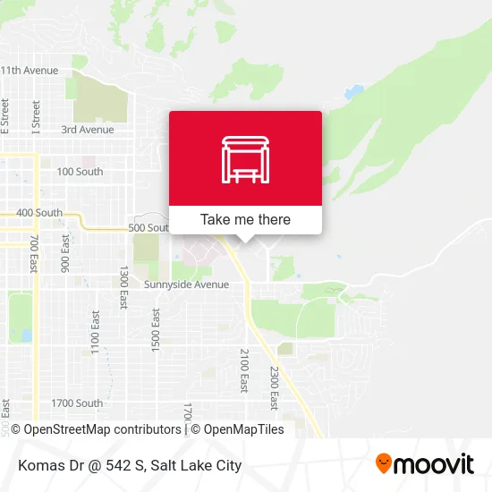 Komas Dr @ 542 S map