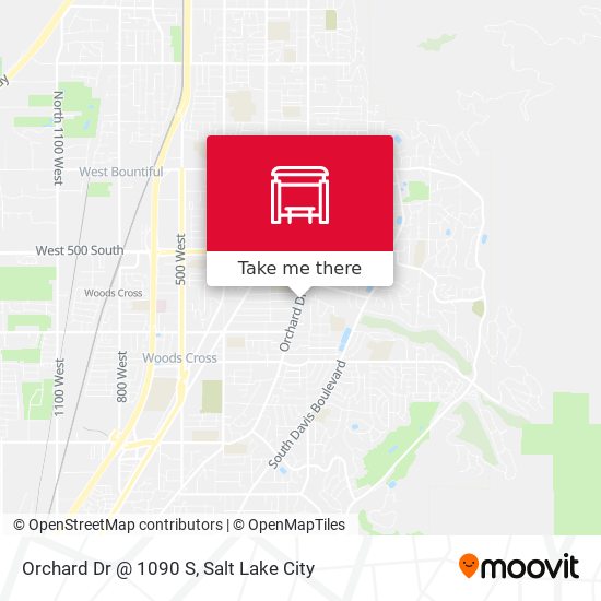 Orchard Dr @ 1090 S map