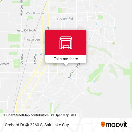 Orchard Dr @ 2260 S map