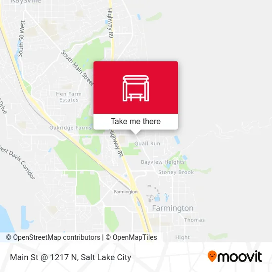 Main St @ 1217 N map