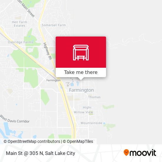 Main St @ 305 N map