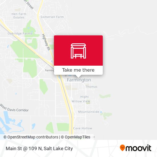 Main St @ 109 N map