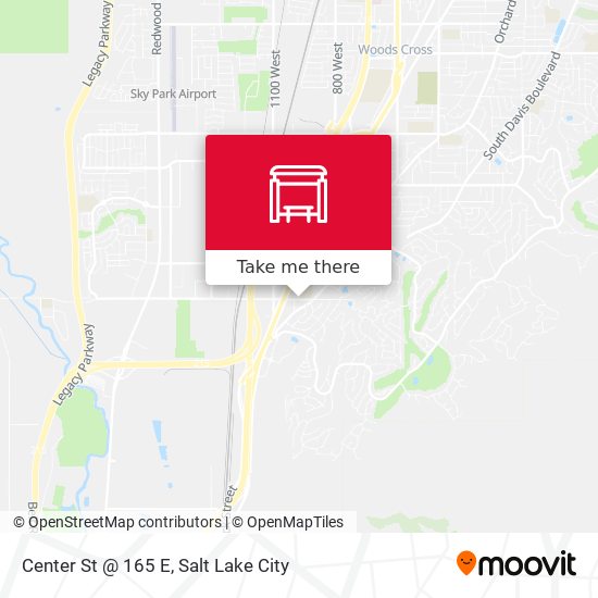 Center St @ 165 E map