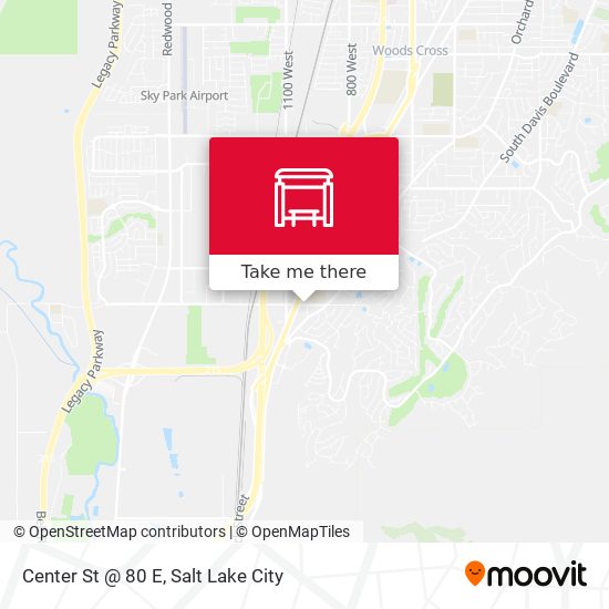 Center St @ 80 E map