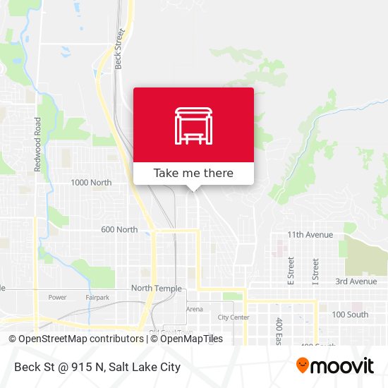 Beck St @ 915 N map