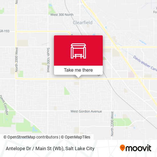 Antelope Dr / Main St (Wb) map