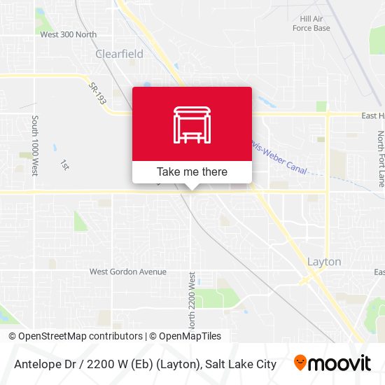Antelope Dr / 2200 W (Eb) (Layton) map