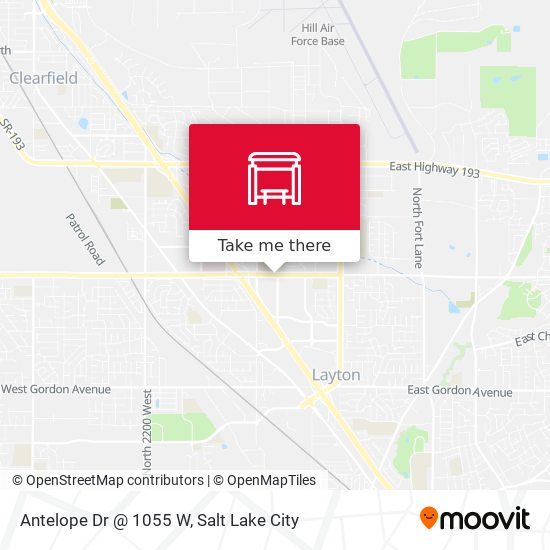 Antelope Dr @ 1055 W map