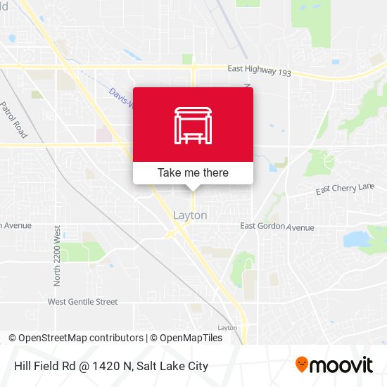 Mapa de Hill Field Rd @ 1420 N