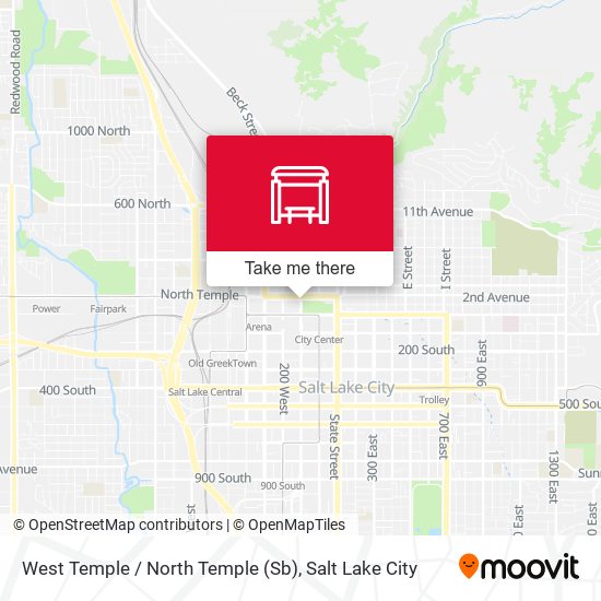 Mapa de West Temple / North Temple (Sb)