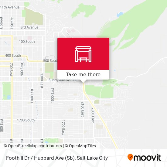 Mapa de Foothill Dr / Hubbard Ave (Sb)