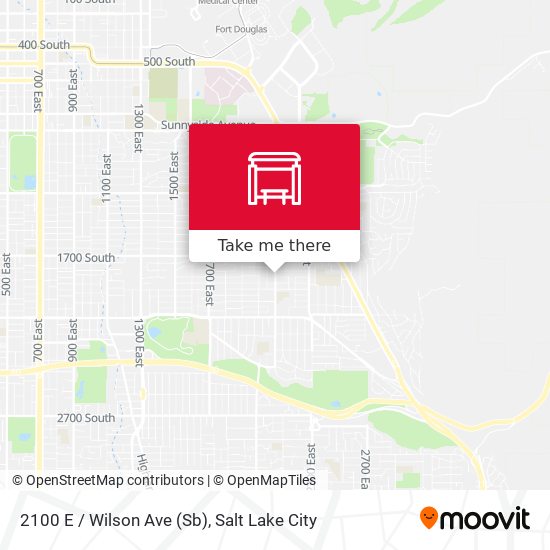 2100 E / Wilson Ave (Sb) map