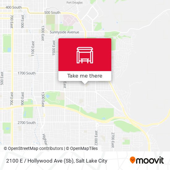 2100 E / Hollywood Ave (Sb) map