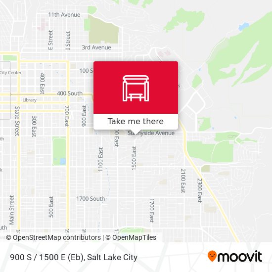 900 S / 1500 E (Eb) map