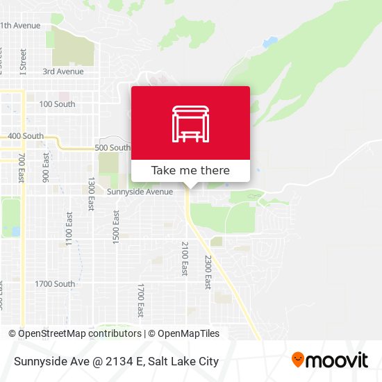 Sunnyside Ave @ 2134 E map