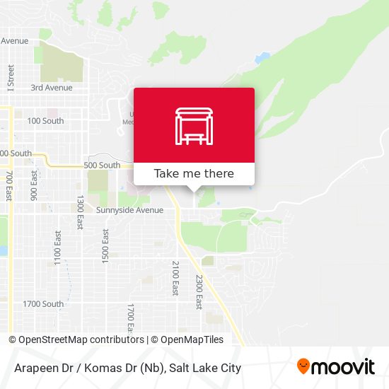 Arapeen Dr / Komas Dr (Nb) map