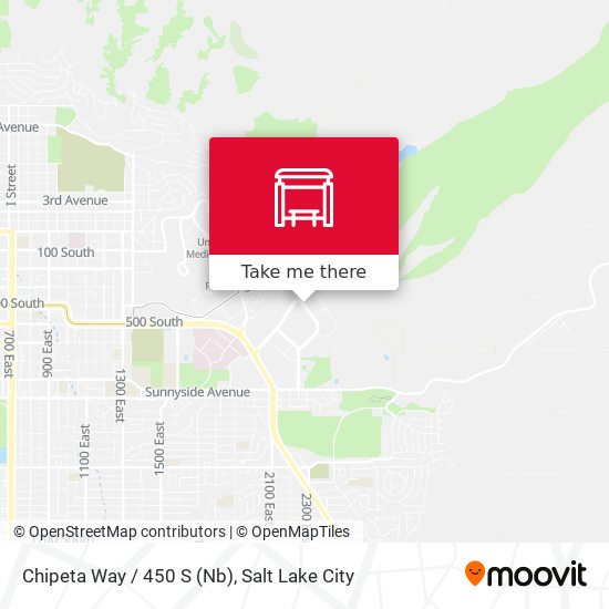 Mapa de Chipeta Way / 450 S (Nb)