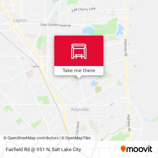 Fairfield Rd @ 951 N map