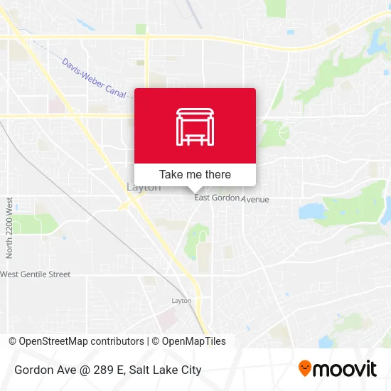Mapa de Gordon Ave @ 289 E