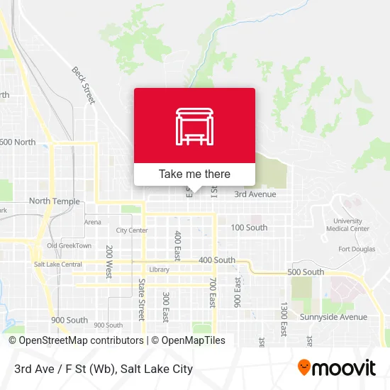 3rd Ave / F St (Wb) map