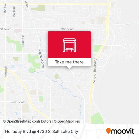 Holladay Blvd @ 4730 S map
