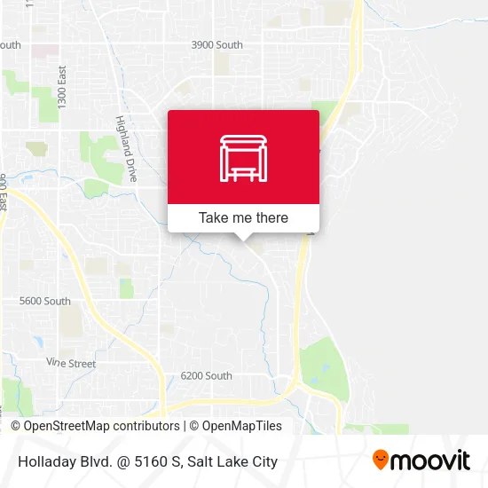 Mapa de Holladay Blvd. @ 5160 S