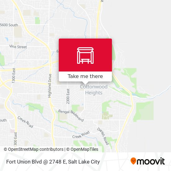 Fort Union Blvd @ 2748 E map