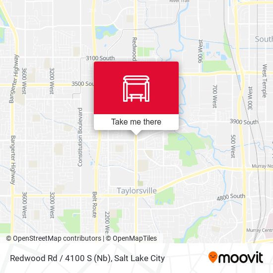 Redwood Rd / 4100 S (Nb) map
