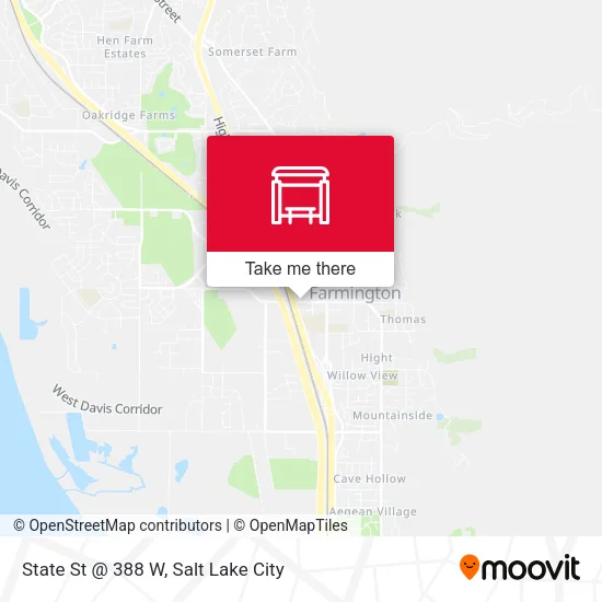 State St @ 388 W map