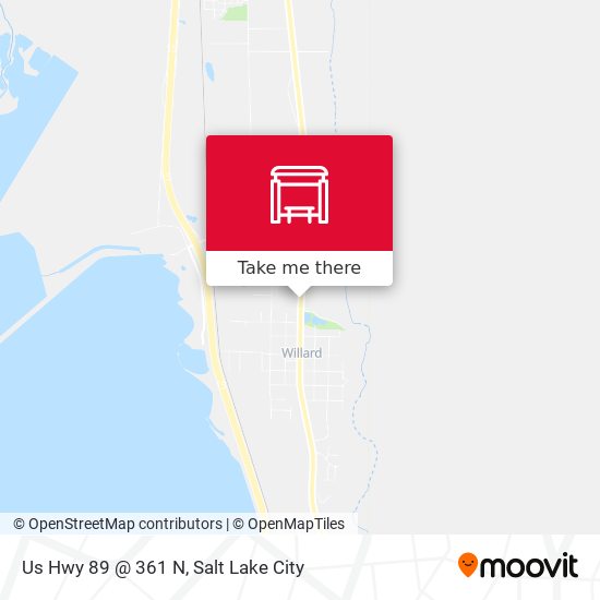 Us Hwy 89 @ 361 N map