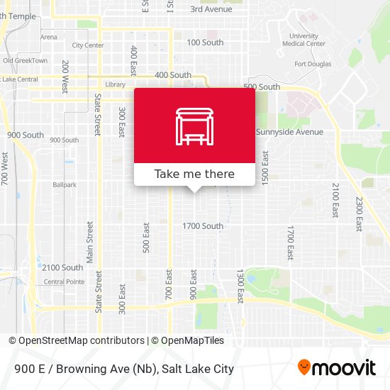 900 E / Browning Ave (Nb) map