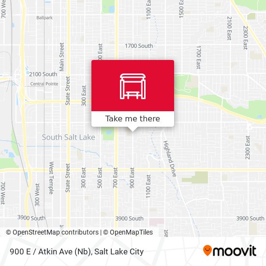Mapa de 900 E / Atkin Ave (Nb)