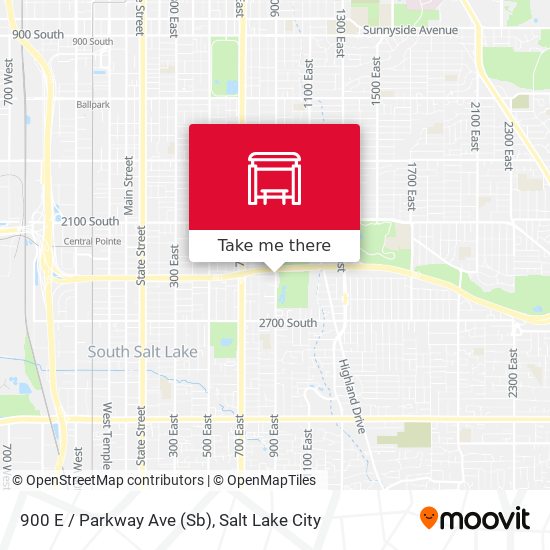 900 E / Parkway Ave (Sb) map