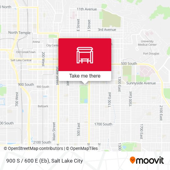 900 S / 600 E (Eb) map