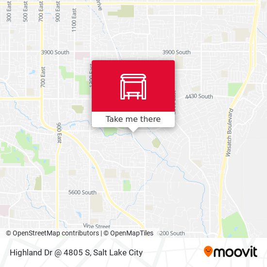 Highland Dr @ 4805 S map