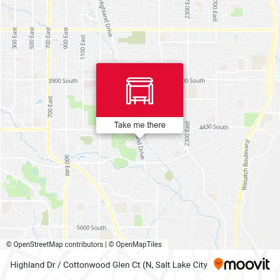 Highland Dr / Cottonwood Glen Ct map
