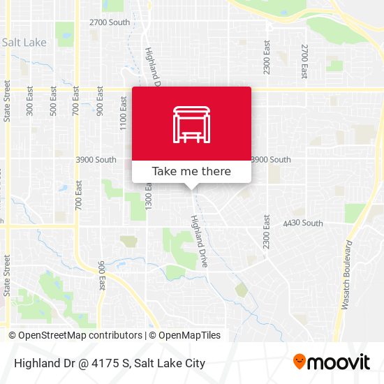 Mapa de Highland Dr @ 4175 S