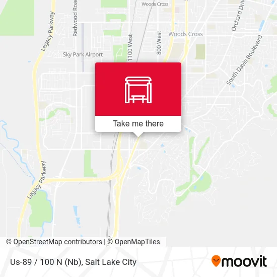 Us-89 / 100 N (Nb) map