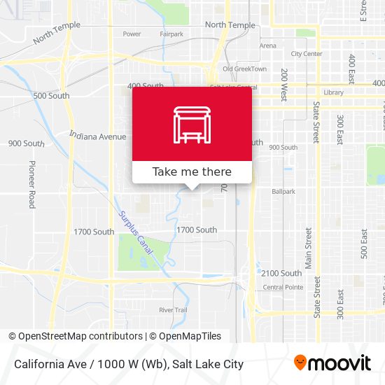 Mapa de California Ave / 1000 W (Wb)