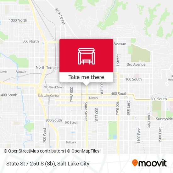 State St / 250 S (Sb) map