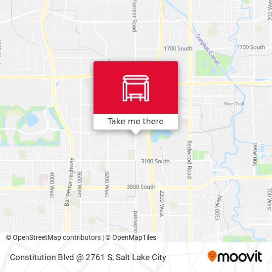 Mapa de Constitution Blvd @ 2761 S