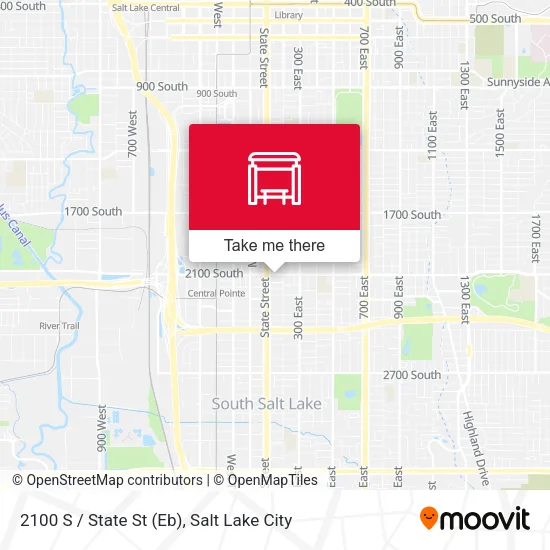 Mapa de 2100 S / State St (Eb)