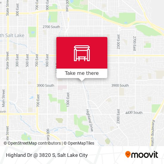 Highland Dr @ 3820 S map