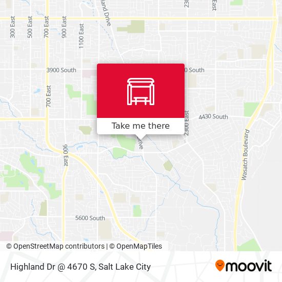 Mapa de Highland Dr @ 4670 S