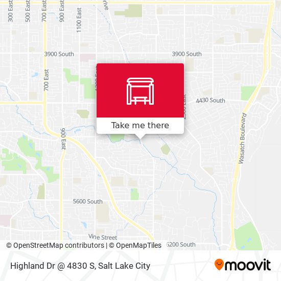 Highland Dr @ 4830 S map