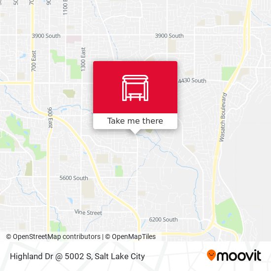 Mapa de Highland Dr @ 5002 S
