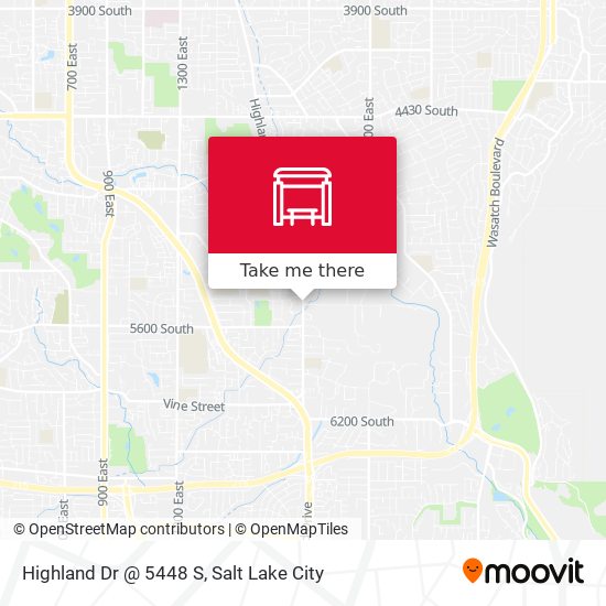 Highland Dr @ 5448 S map